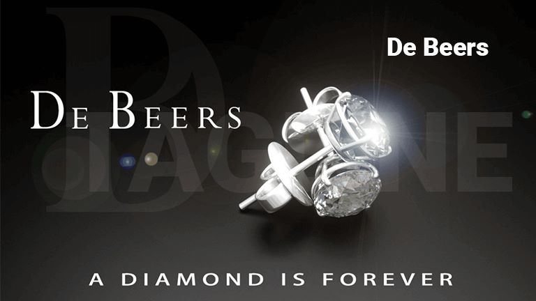 A Diamond is Forever - De Beers business tagline