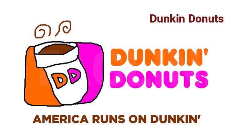 America runs on Dunkin - Dunkin Donuts business tagline 