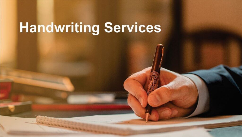 Handwrtign Services