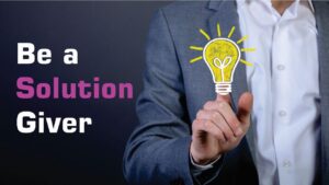 Be a solution giver - social media marketing idea