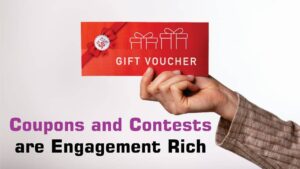 coupons and contests are engagement rich